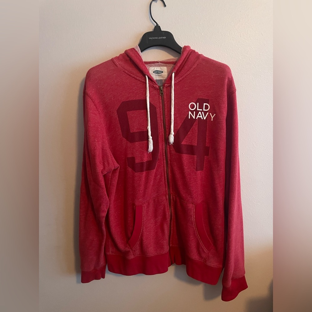 Old Navy Vibrant Red Hoodie